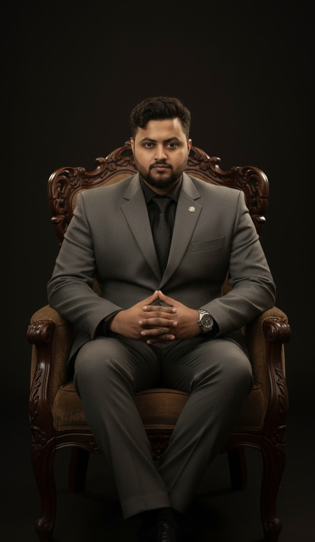 Portrait of MHR Chowdhury, Psychologist and Human Behavior Specialist